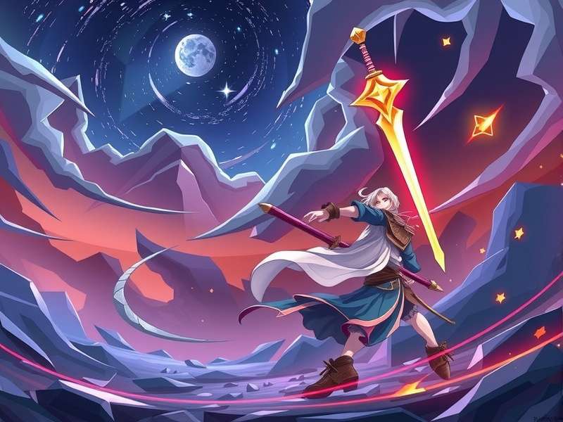 Starry Swordsmanship Game Banner