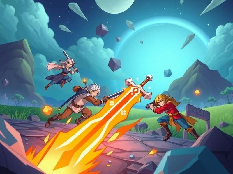 Starry Swordsmanship Combat Scene